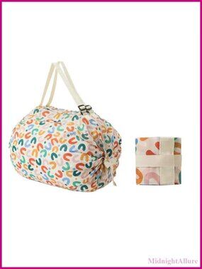 Waterproof Foldable Shoulder Bag Large Capacity Travel Shopping Tote